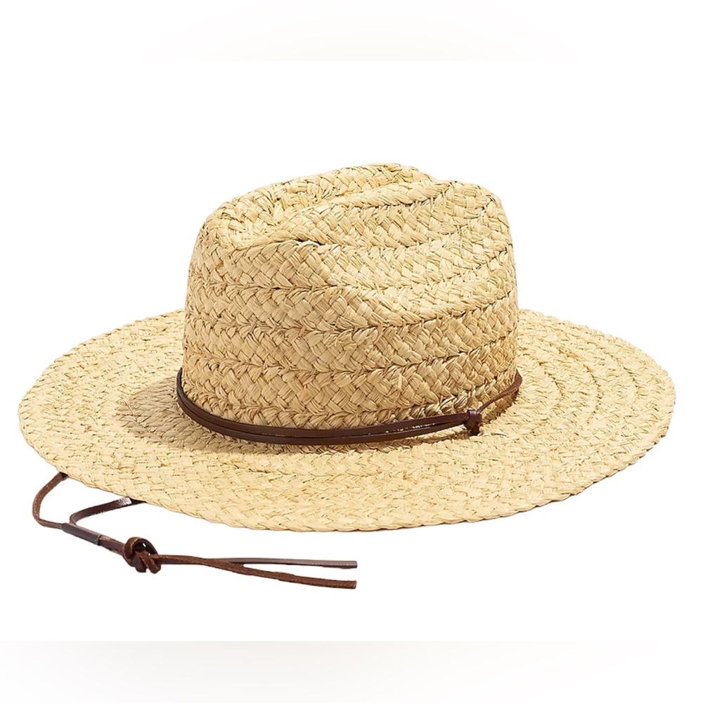 Madewell X Biltmore Raffia Lifeguard Straw Hat M/L